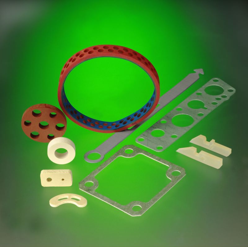 Gaskets and parts made of silicone (foams)